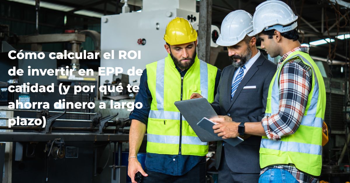 Cómo calcular el ROI de invertir en EPP de calidad (y por qué te ahorra dinero a largo plazo)