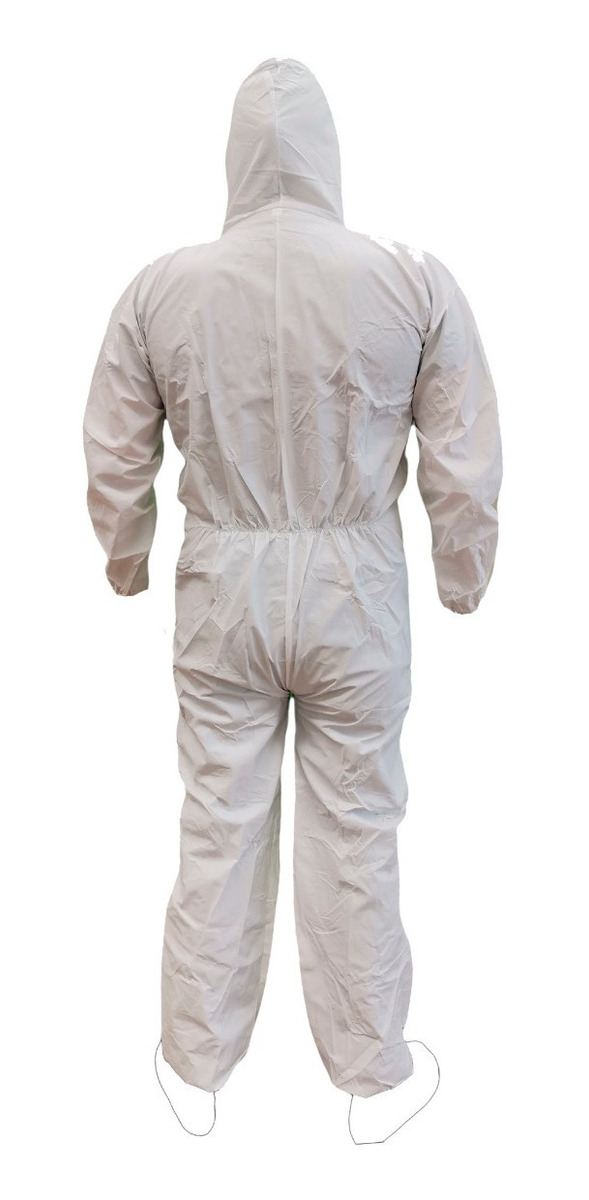 10 Pzas Overol Desechable Tipo Tyvek Polipropileno Capucha - Image 6
