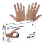 Guantes Desechables Tpe, S/polvo, Grado Industrial, Caja 200