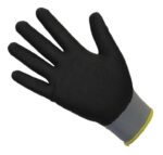 Guante De Nylon Gris Con Recubrimiento De Nitrilo Espumoso - Image 2