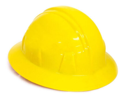 Casco Seguridad Tipo Ala Ancha Ajuste Matraca Infra Color Amarillo