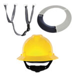 Kit De Casco Msa Ala Ancha C Matraca + Visera Y Barbiquejo - Image 2