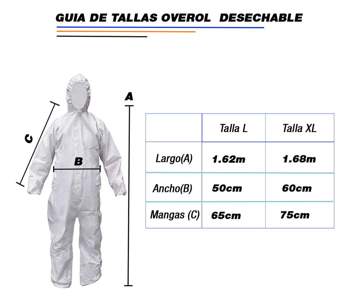 20pzas Overol Desechable Tipo Tyvek Polipropileno Capucha# - Image 5