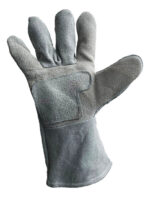 Guante De Carnaza Para Soldar Largo Afelpado Hilo Kevlar - Image 2