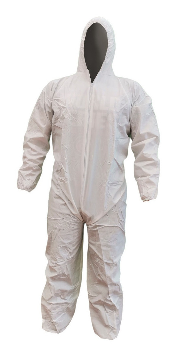 10 Pzas Overol Desechable Tipo Tyvek Polipropileno Capucha - Image 4