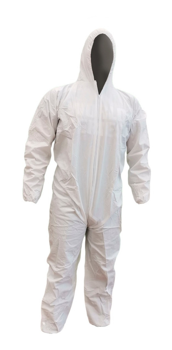 10 Pzas Overol Desechable Tipo Tyvek Polipropileno Capucha - Image 7