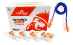 Tapones Auditivos Reusables Jostein Caja 100 Pares Azul