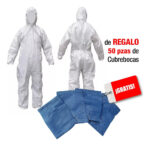 10 Pzas Overol Desechable Tipo Tyvek Polipropileno Capucha - Image 2