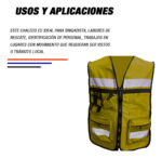 Chaleco Brigadista Alta Visibilidad Seguridad Industrial - Image 8
