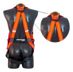 Kit Arnés Anti Caída 1 Anillo Y Línea De Vida 1.80mts Jostein Naranja Unitalla - Image 4