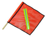 Banderola Vial Reflejante Alta Visibilidad Malla 45x45cm