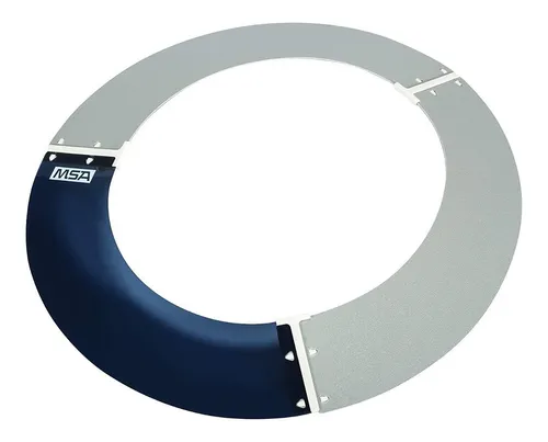 Visera Ampliadora De Sombra Para Casco Msa 697410 V-gard Ala Ancha Color Gris - Image 1