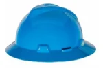 Msa Casco De Seguridad Ala Ancha Vgard Suspensión Matraca Color Azul
