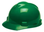 Casco De Seguridad Cachucha Suspensión Matraca Verde Msa