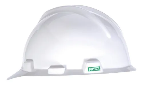 Casco De Seguridad Tipo Cachuca Blanco Ajuste Matraca Msa - Image 2
