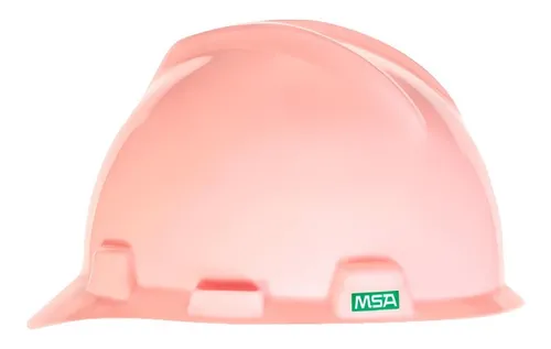 Casco De Seguridad Tipo Cachucha V-gard Rosa, Matraca Msa - Image 1