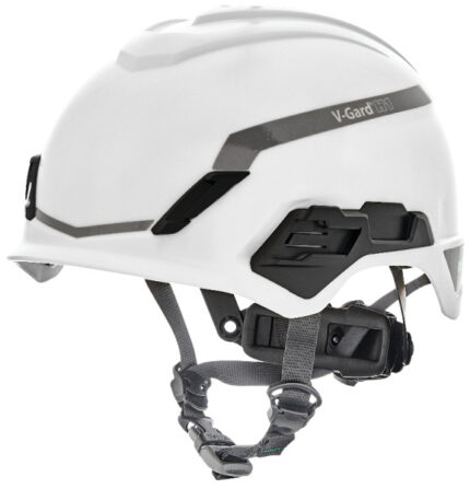 Casco, V-Gard H1, No Ventilado, Fas-Trac® III Pivot, Blanco. No incluye barboquejo