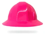 Casco Rosa Seguridad Tipo Ala Ancha Ajuste Matraca Infra