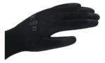 Guante Poliéster Negro Con Palma De Poliuretano Paq 24 Pares - Image 3