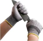 Guantes Anticorte Nivel 5 Industrial Trabajo Rudo Resistente 12 Pares
