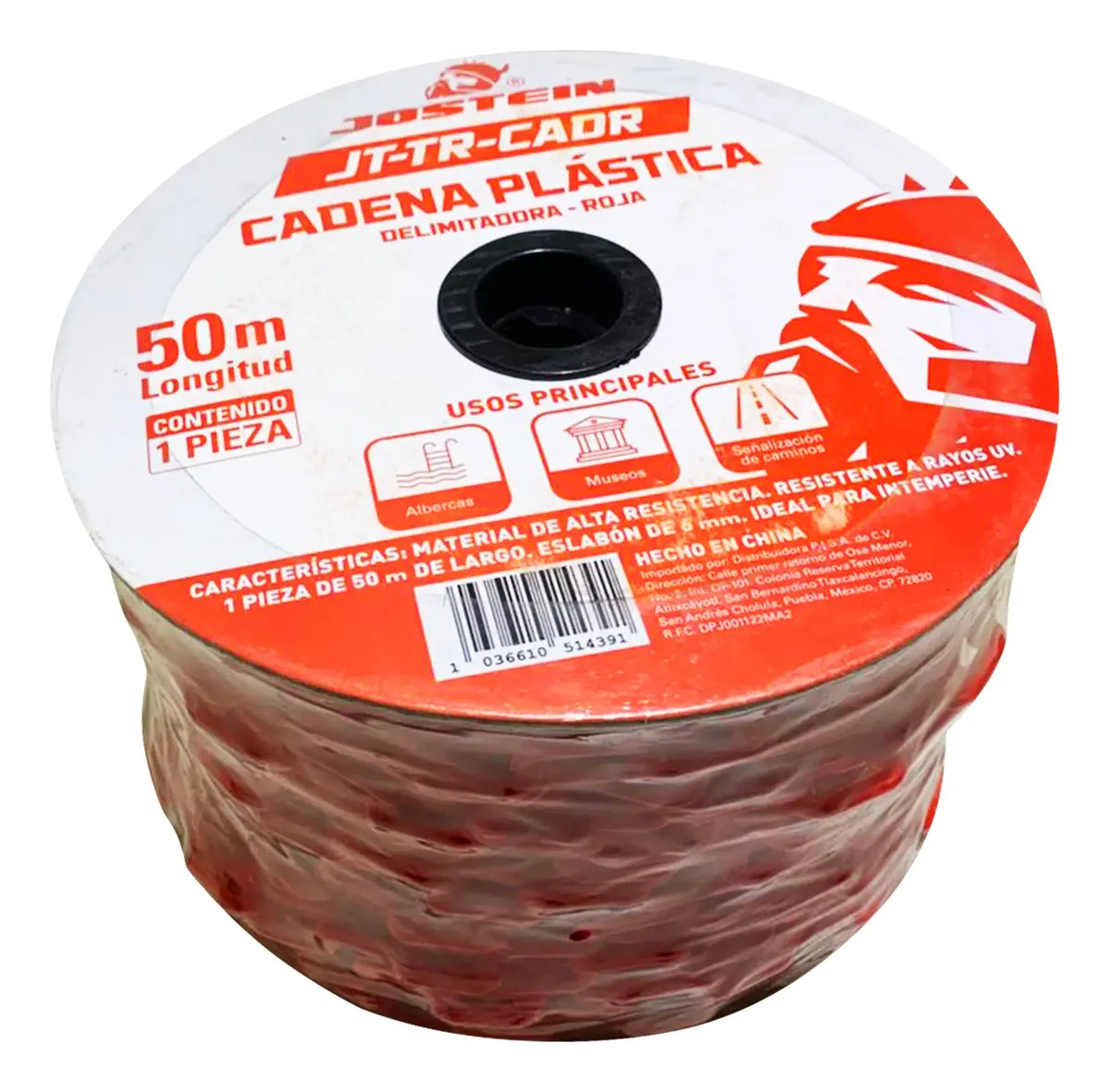 D_NQ_NP_2X_812294-MLM100686871564_122025-F-cadena-plastica-rollo-de-50-mts-jostein-jt-tr-calibre-6mm Cadena Plástica Rollo De 50 Mts Jostein JT-TR Calibre 6mm - Image 1