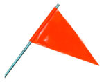 Banderín Rígido Naranja Tracto Camión Banderola Seguridad
