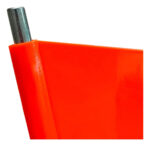 Banderín Rígido Naranja Tracto Camión Banderola Seguridad - Image 3