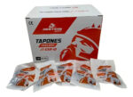 Tapones Auditivos Reusables Jostein Con Cordón 100 Pares Azul 25db